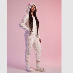Forever 21 x Sanrio Hello Kitty and Friends My Melody Jumpsuit Onesie Pajamas PJ